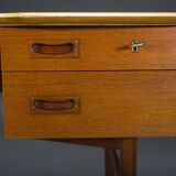 Mid-Century Teak Desk attributed to Musterring, 1960s