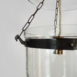 Glass bell lantern with its fumivore. XIXth