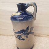 Pichet et 8 chopes signées Anne Ehret en grès d'Alsace