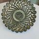 Large woven and twisted ceramic basket, Fase, Vallauris