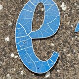 Lot of letters of sign