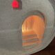 Vintage carved stone lamp signed Arsène Galisson