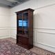 Classic English Bookcase with Glass Sliding Doors