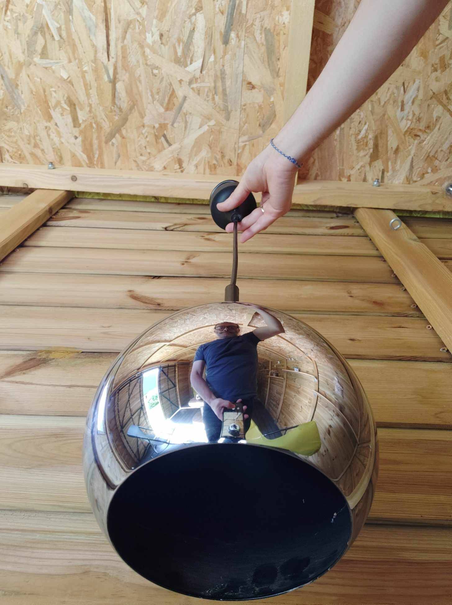 Set of 4 real STAFF pendant lights from the 70s