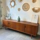 Vintage teak enfilade from the 1960s.