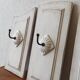 Cintre triptyque shabby chic.