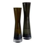 Mid-century glass vases, crystal glass, 60's vase, vintage interior