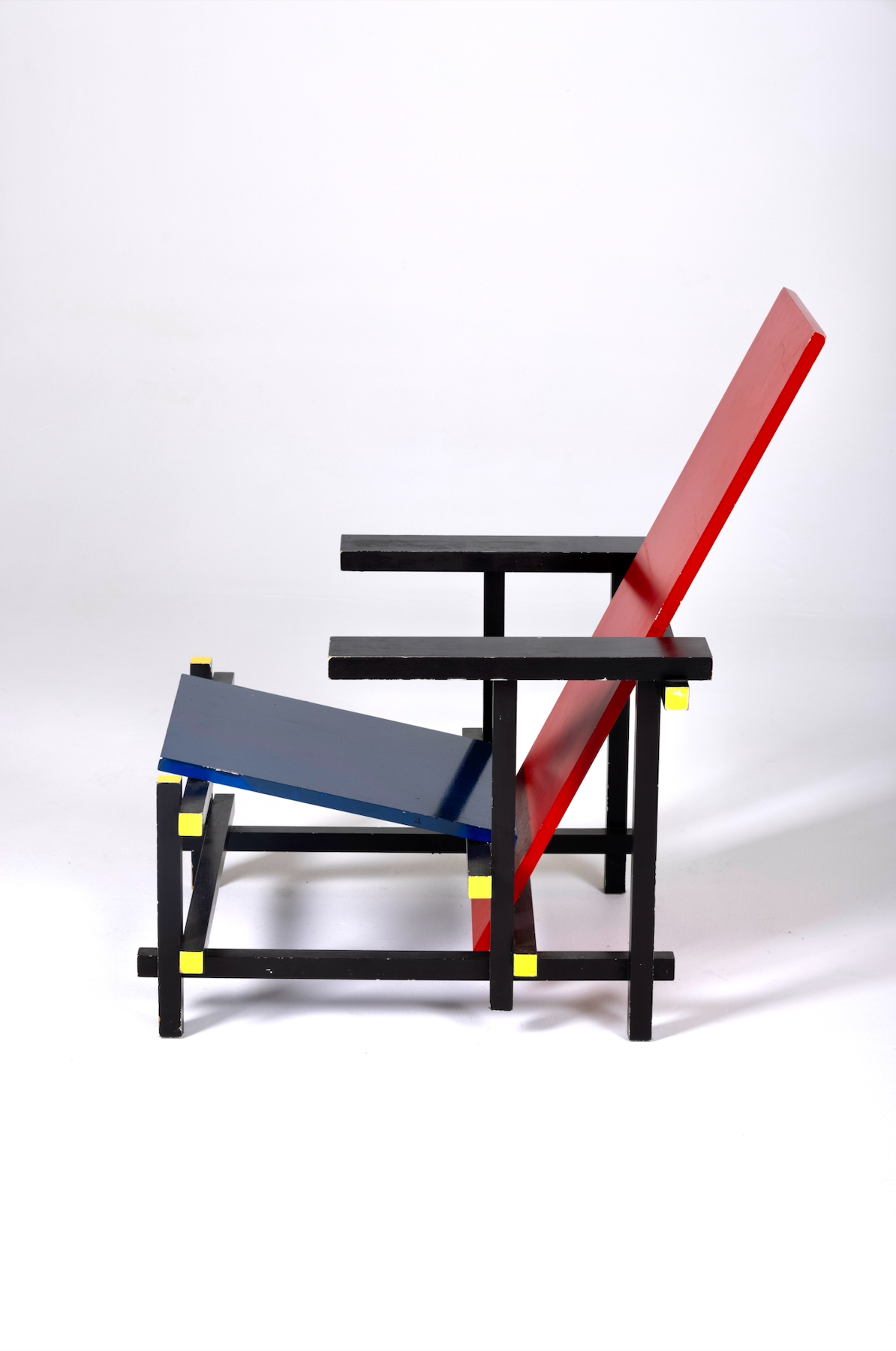 Armchair "Rouge Bleu" Bauhaus spirit, 1970s