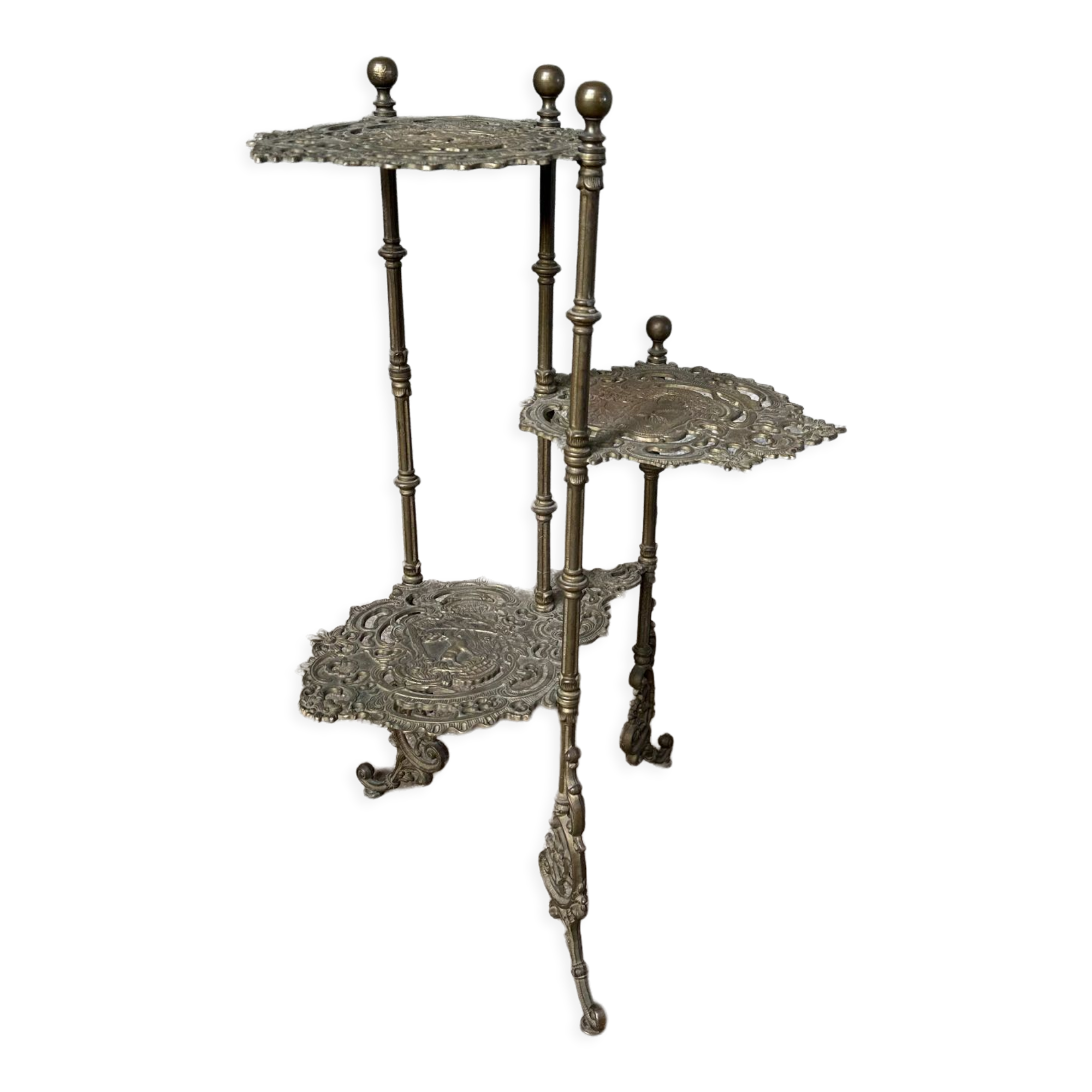 Vintage brass harness