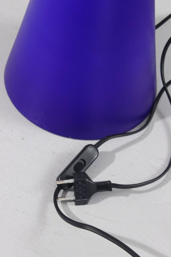 SCE pour Habitat lampe ''Teepee'' bleue 35cm design post-moderne 1990s