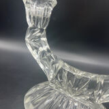 Vintage glass candle holder