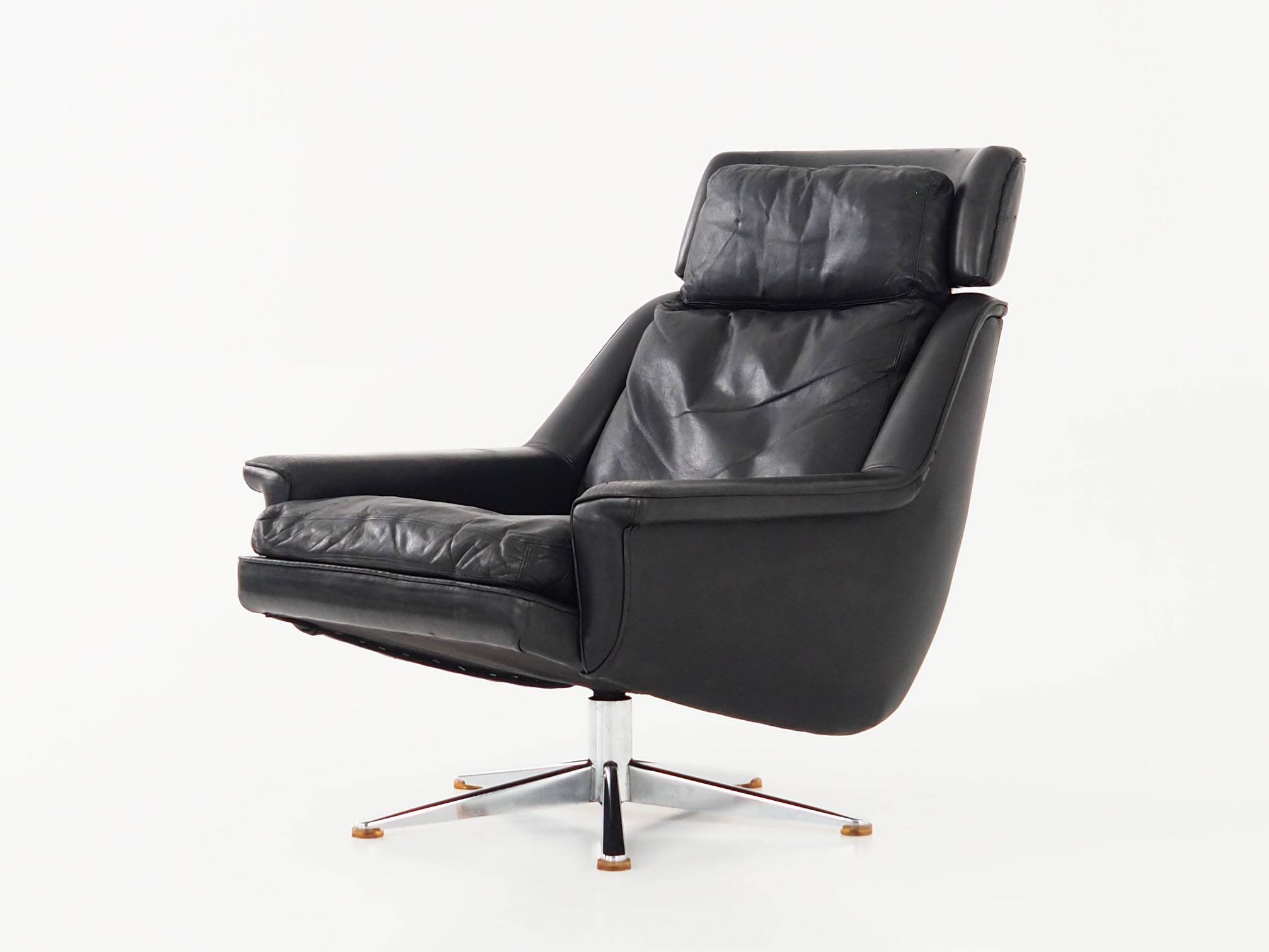 Office armchair, Danish design, 1970s, designer: Werner Langenfeld, manufacture: Esa