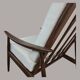 Fauteuil design scandinave 1960's