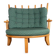 Grand French armchair in solid oak, Guillerme and Chambron Your House