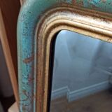Decorative antique mirror marble effect 52x70cm