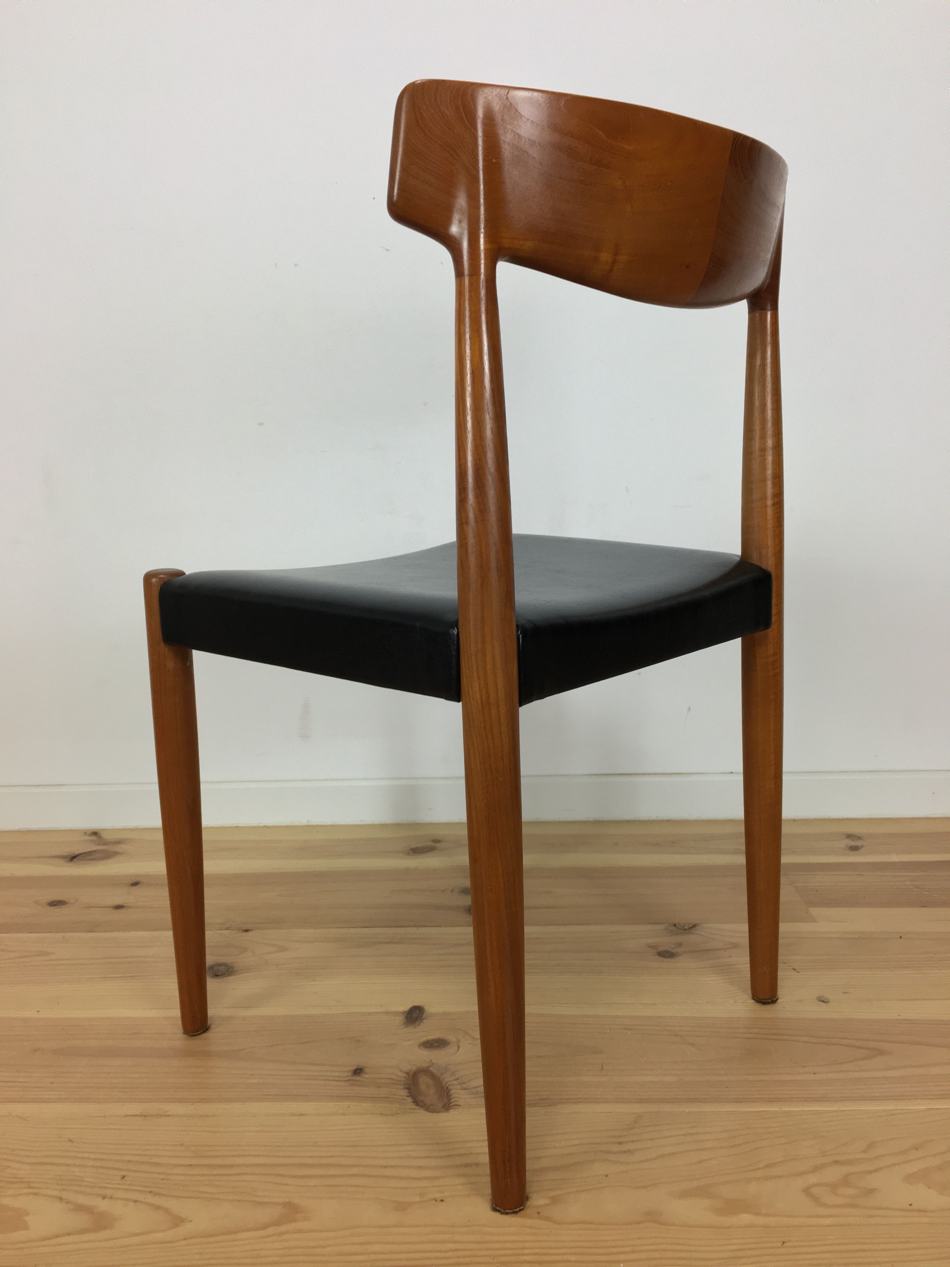 Chaise 343 par Knud Faersch pour Slagelse Mobelvaerk, scandinave, danoise