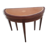 Half-moon table with extensions