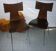 4-2025-6 Paire de chaises vintage