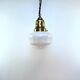 Chandelier 1920 opaline brand bag paris petit modele