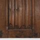 Early 16th Gothic century carved oak relief panel, France