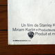 Original movie poster Orange mechanics of Stanley Kubrick