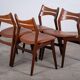 Vintage Danish Dining Chairs in Teak by Erik Buch, 1960s, Set of 4