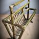 Porte revue bambou rotin vert