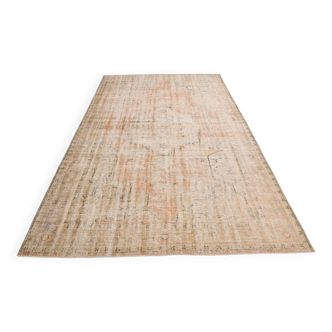 Tapis turc Aea beige et orange pâle