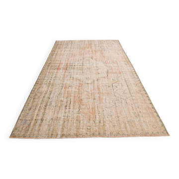 Tapis turc Aea beige et orange pâle