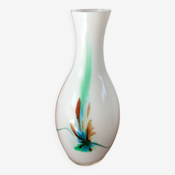 Vase en opaline coloré style Murano années 60