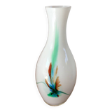 Murano style colored opaline vase from the 60s