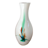 Murano style colored opaline vase from the 60s