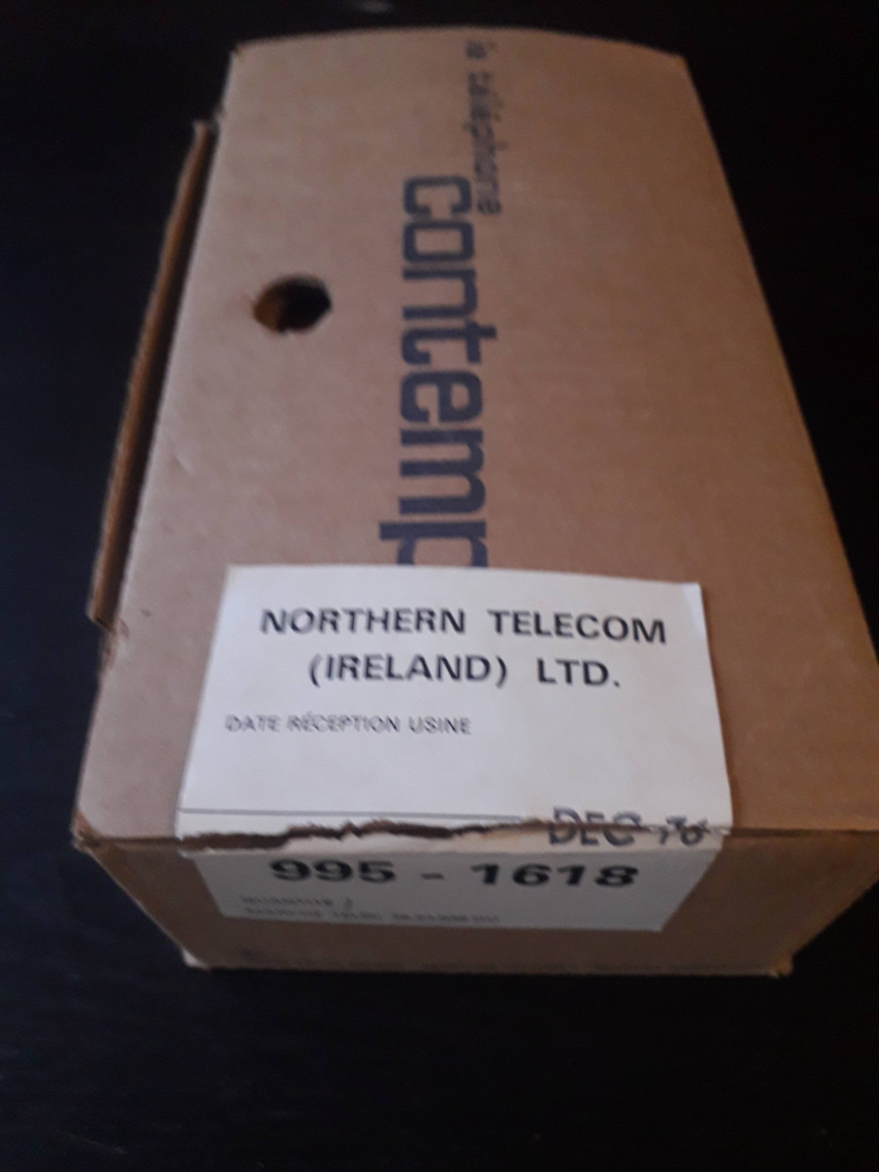 Orange phone Contempra vintage NEW with dial
