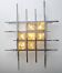 Albano Poli Mid-Century Modern Italian Single Sculture Sconce by Poliarte