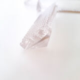 Lot of 6 bubbled glass knife holders