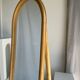 Floor mirror in bamboo and rattan H:1m80