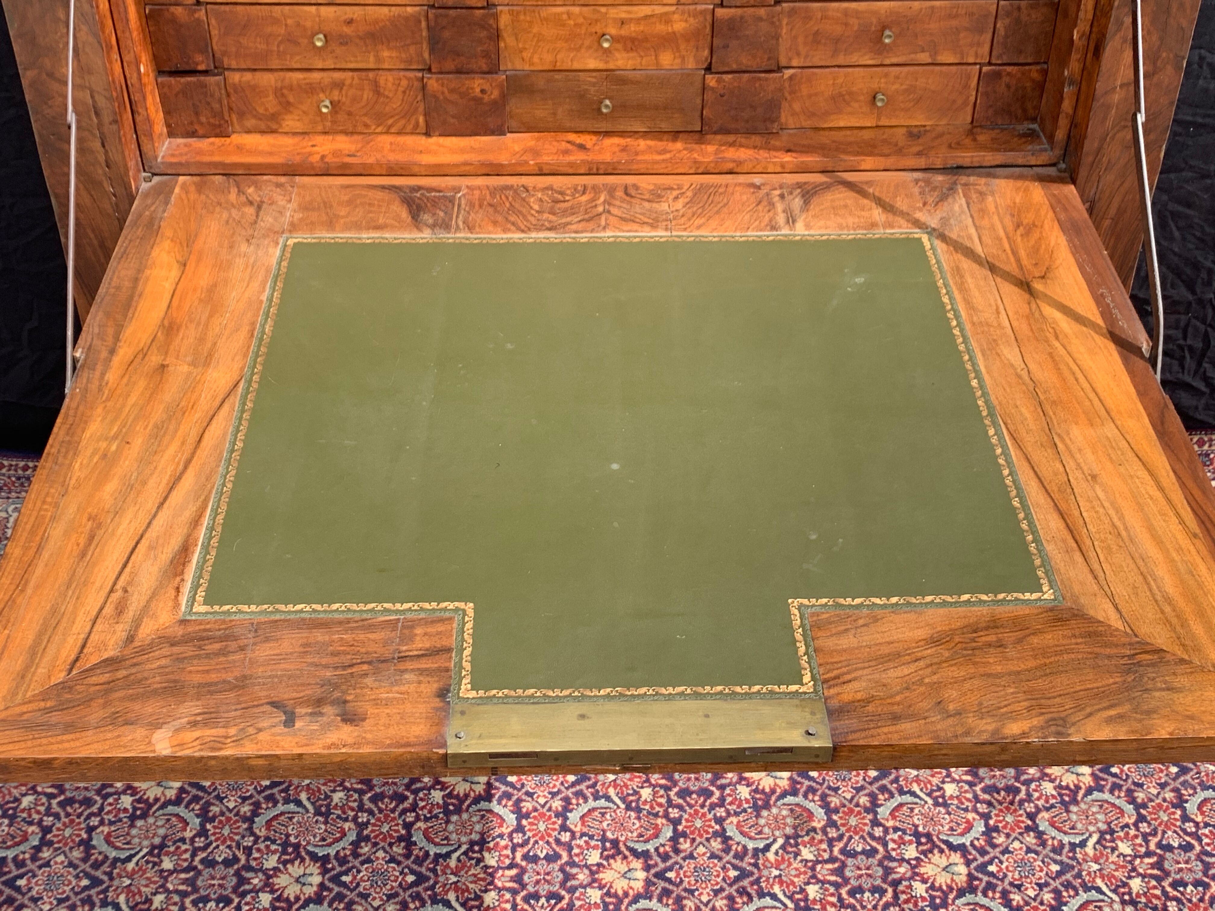 Secretary in walnut period 19th century