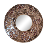 vintage ceramic mirror
