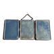 Miroir de barbier triptyque vintage