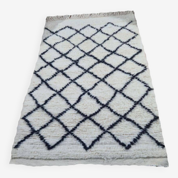 Handmade wool Berber rug 150 X 100 CM