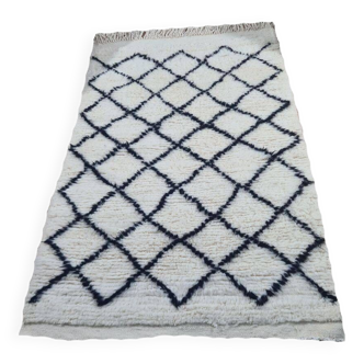 Handmade wool Berber rug 150 X 100 CM