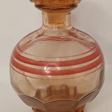 Carafe liquor service + vintage glasses