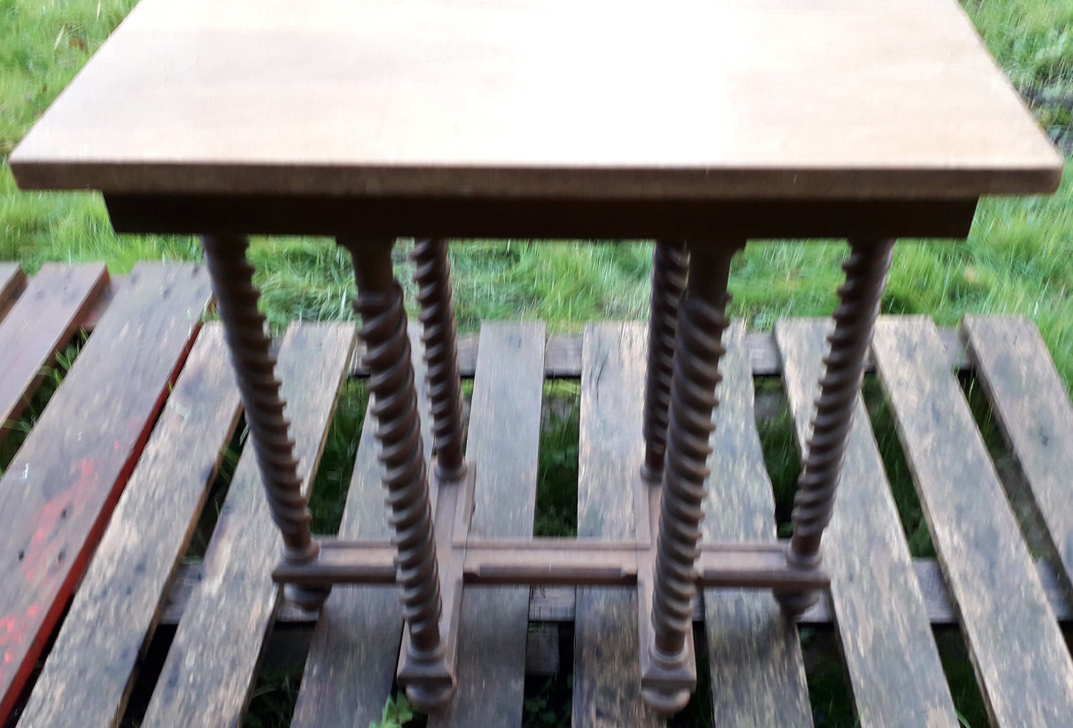 19th century wooden coffee table