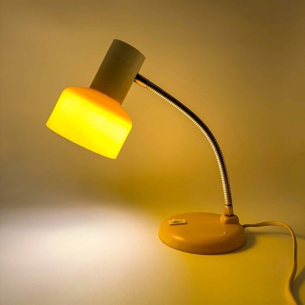Parabel Electric yellow lamp Germany 60s/70s