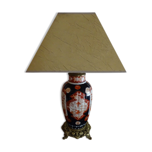 Lampe en faience Imari