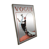 Miroir publicitaire Vogue vintage - La Femme au Paon