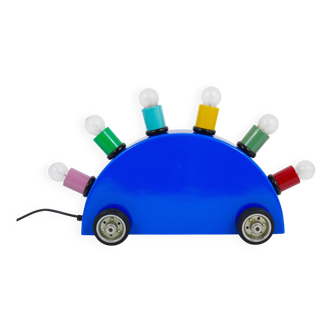 Martine Bedin 1st Edition Super Lamp, Memphis Milano, Postmodern, Italy, 1980s