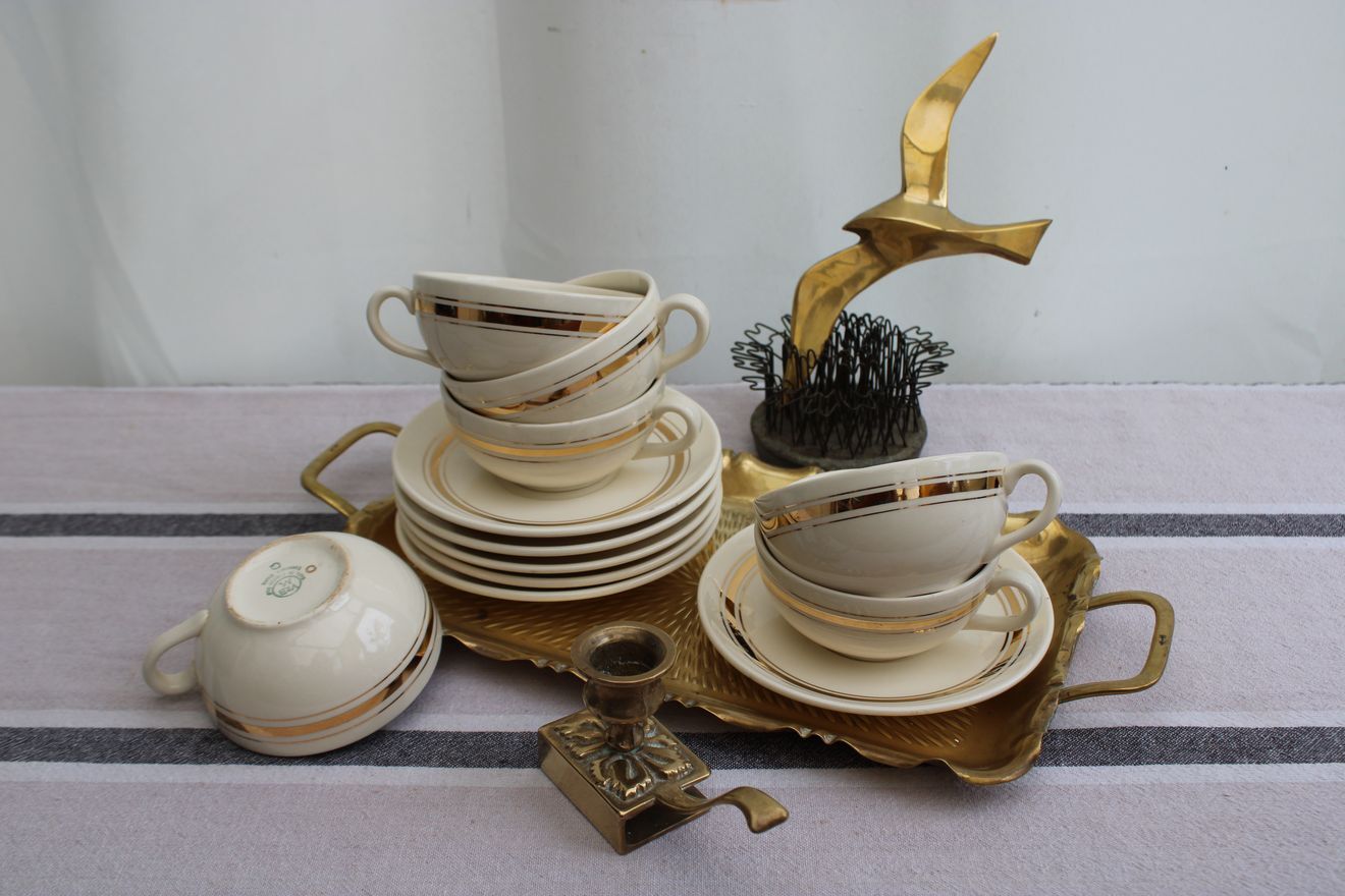 Set of 6 villeroy and boch coffee cups