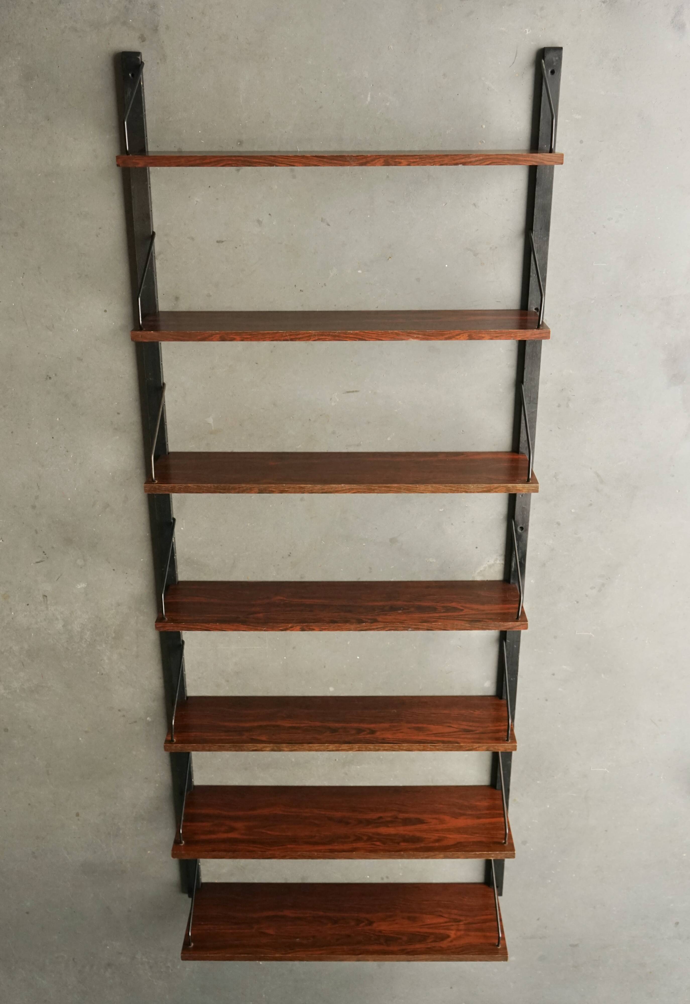 Etagère danoise du milieu du siècle par Poul Cadovius pour Cado, années 1960