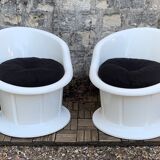Pair of Popptorp armchairs designed by K. & M. Hagberg for Ikea 1990